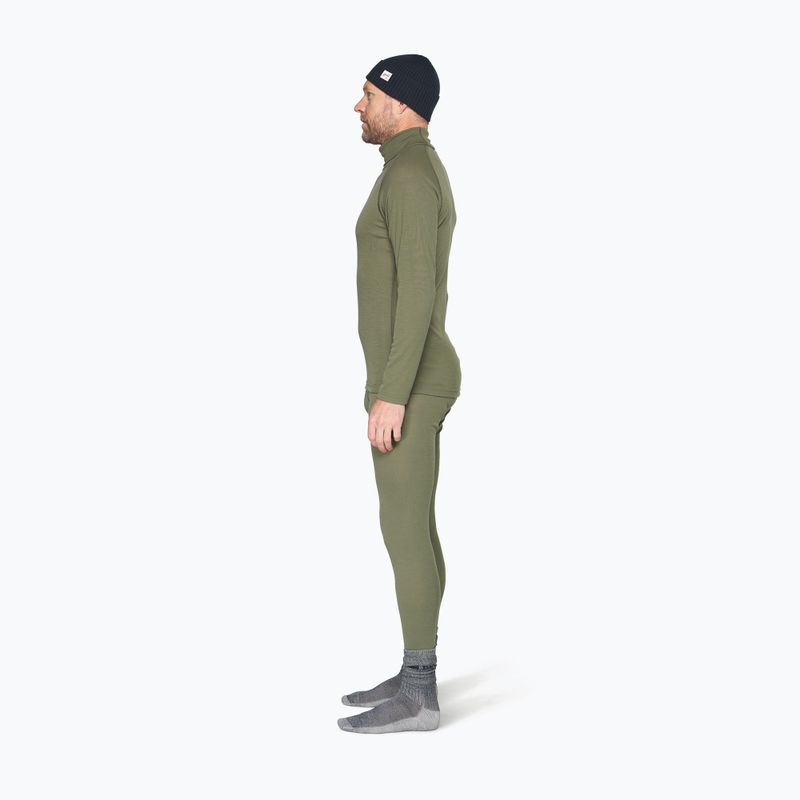 Bluză termoactivă pentru bărbați Devold Adventure Merino 190 High Neck lichen 4