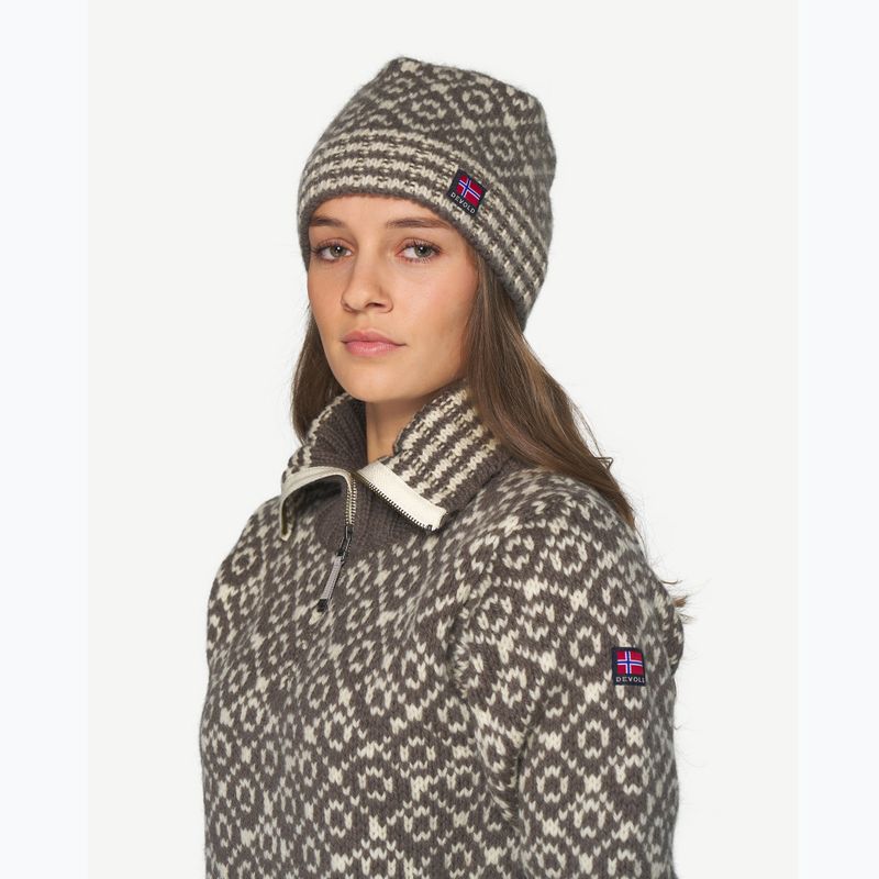Căciulă de iarnă Devold Svalbard Wool falcon/offwhite 2