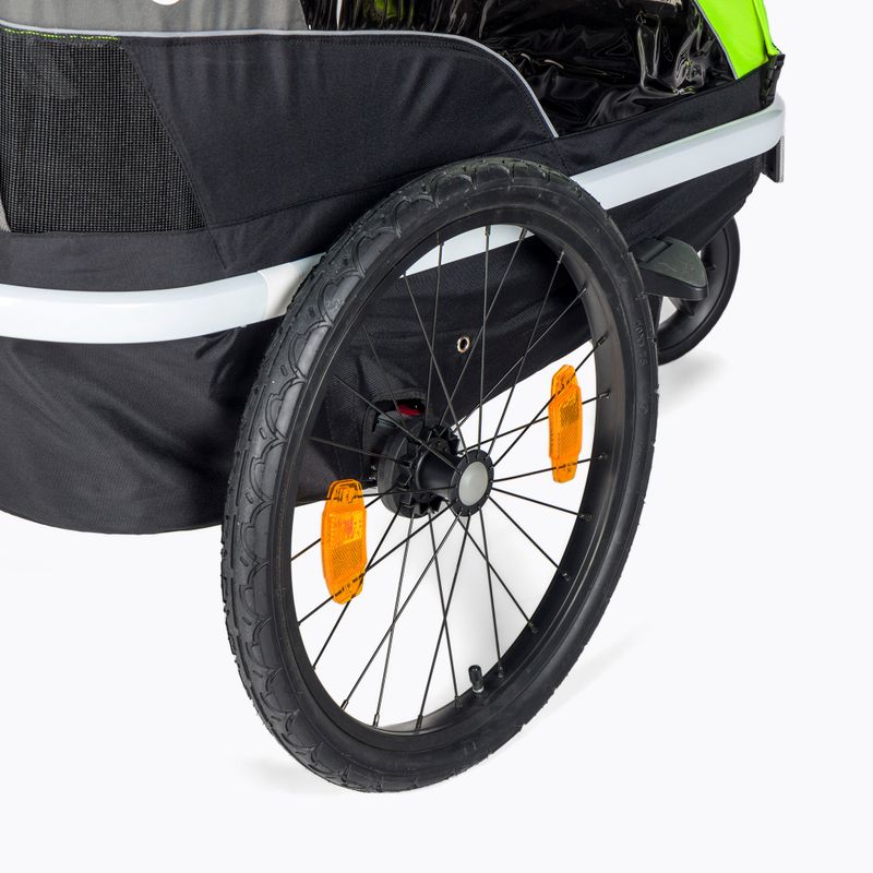 Hamax Avenida One remorcă pentru biciclete negru-verde 400020_HAM 6