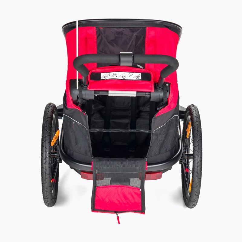 Hamax Outback Remorcă pentru biciclete cu un scaun negru/roșu 400065_HAM 4