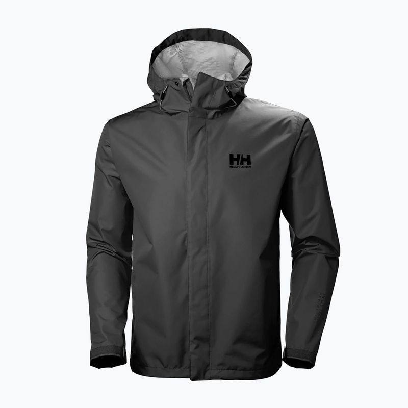 Jachetă de ploaie Helly Hansen Seven J ebony pentru bărbați 62047_980 7