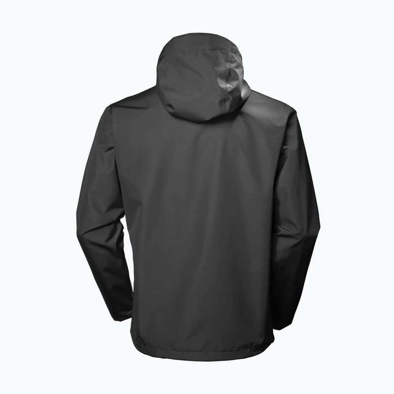 Jachetă de ploaie Helly Hansen Seven J ebony pentru bărbați 62047_980 8