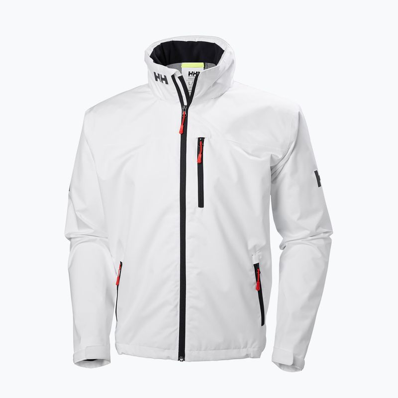 Bărbați Helly Hansen Crew cu glugă cu glugă jacheta de navigație alb 33875_001 6