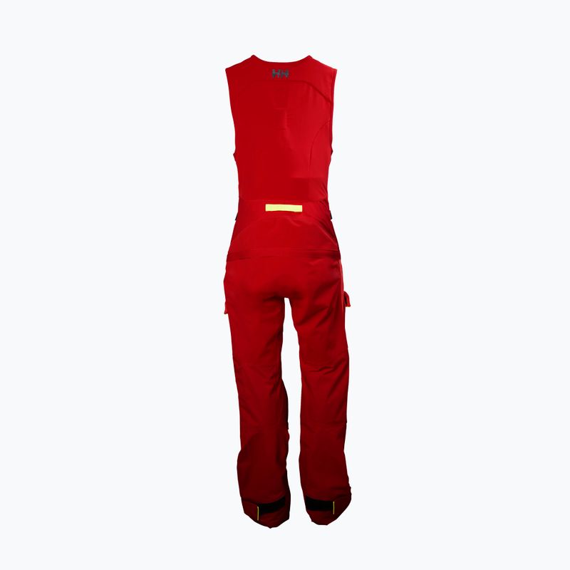 Costum de navigație pentru femei Helly Hansen Aegir Race Salopette alert red 2