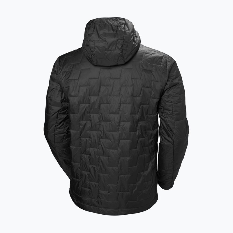 Geacă hibridă pentru bărbați Helly Hansen Lifaloft Hooded Insulator black matte 6