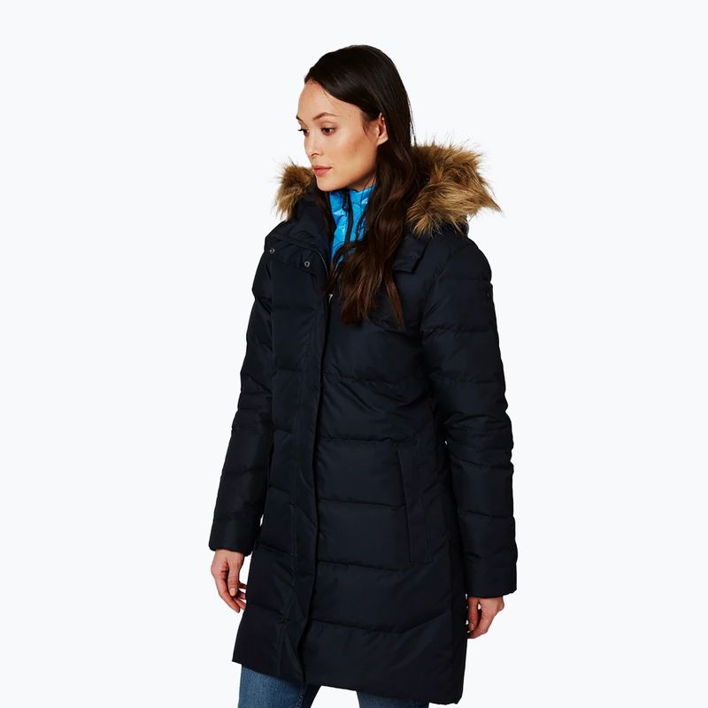 Helly Hansen jachetă de femei Aden Down Parka albastru marin 54429_597