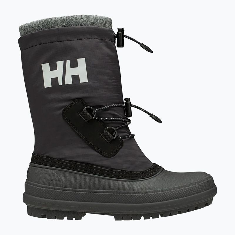 Cizme de iarnă pentru copii Helly Hansen JK Varanger Insulated negru/gri deschis 9