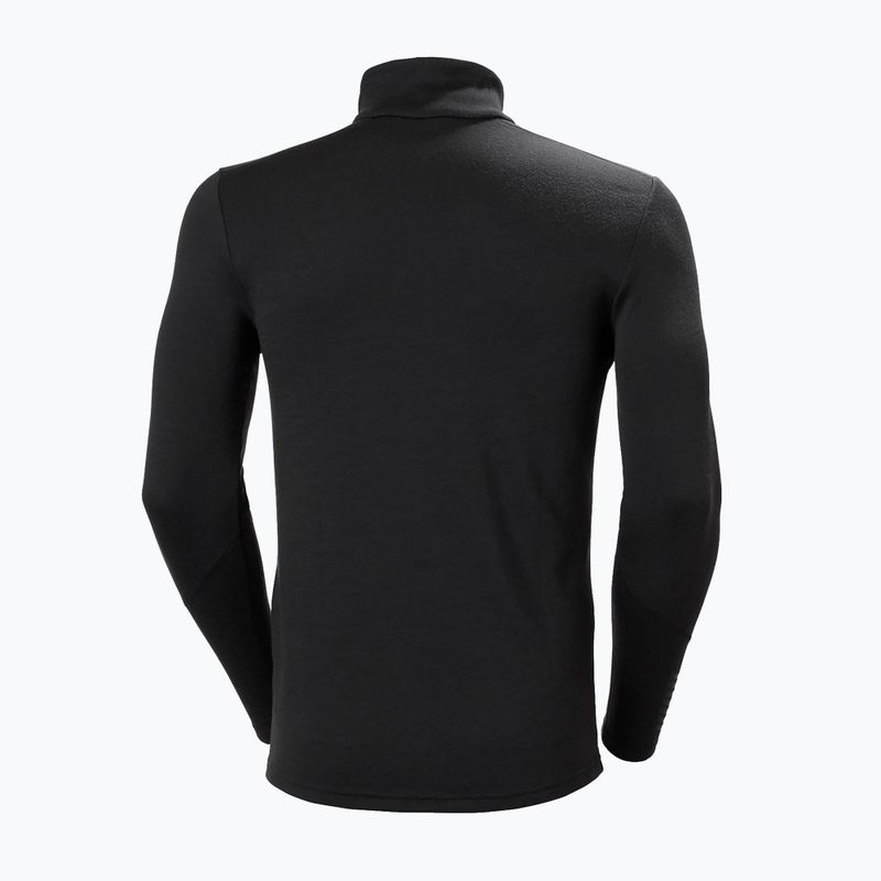 Bluză termoactivă pentru bărbați Helly Hansen Lifa Merino Midweight 1/2 Zip black 2