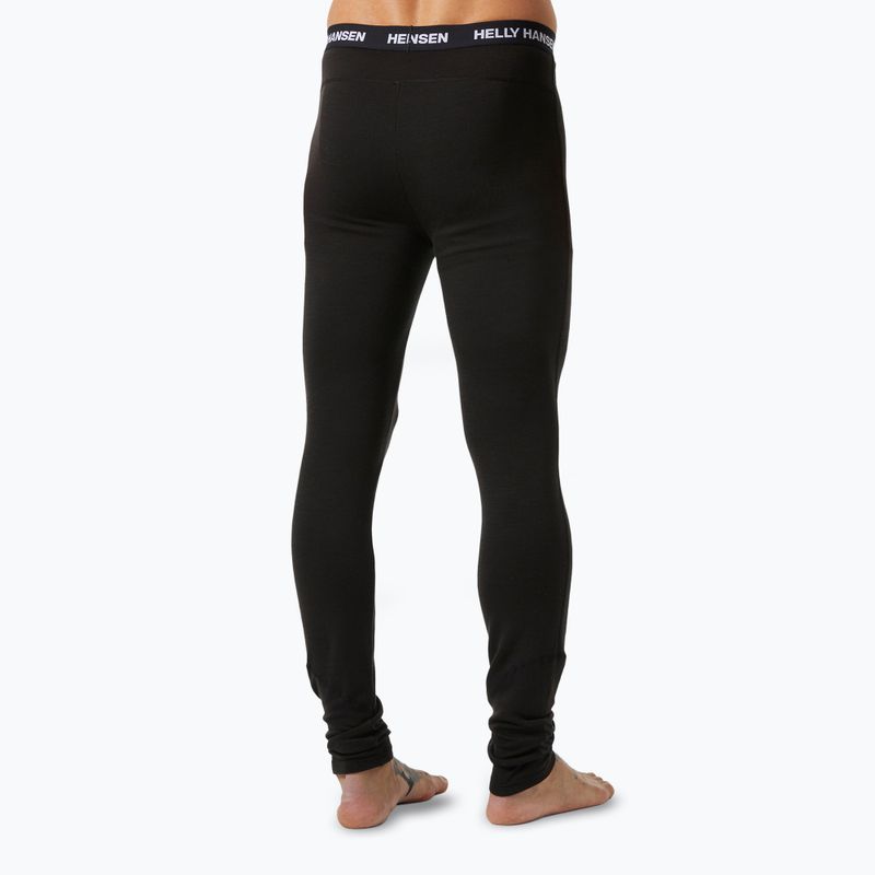Pantaloni termoactivi pentru bărbați Helly Hansen Lifa Merino Midweight black 2