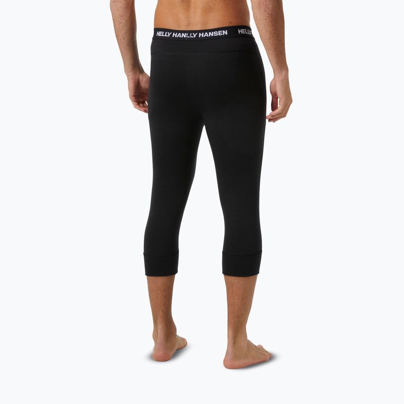 Colanți termoactivi pentru bărbați Helly Hansen Lifa Merino Midweight 3/4 black 2
