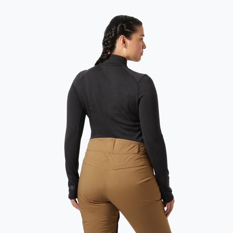 Bluză termoactivă pentru femei Helly Hansen Lifa Merino Midweight 1/2 Zip black 2