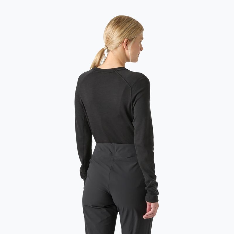 Bluză termoactivă pentru femei Helly Hansen Lifa Merino Midweight black 2