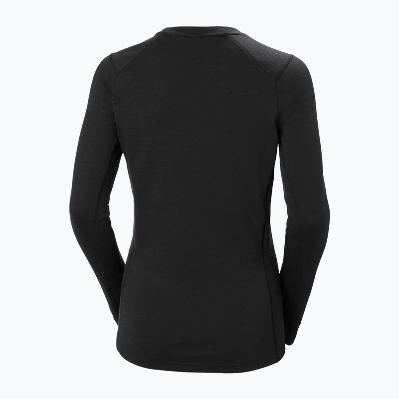 Bluză termoactivă pentru femei Helly Hansen Lifa Merino Midweight black 6