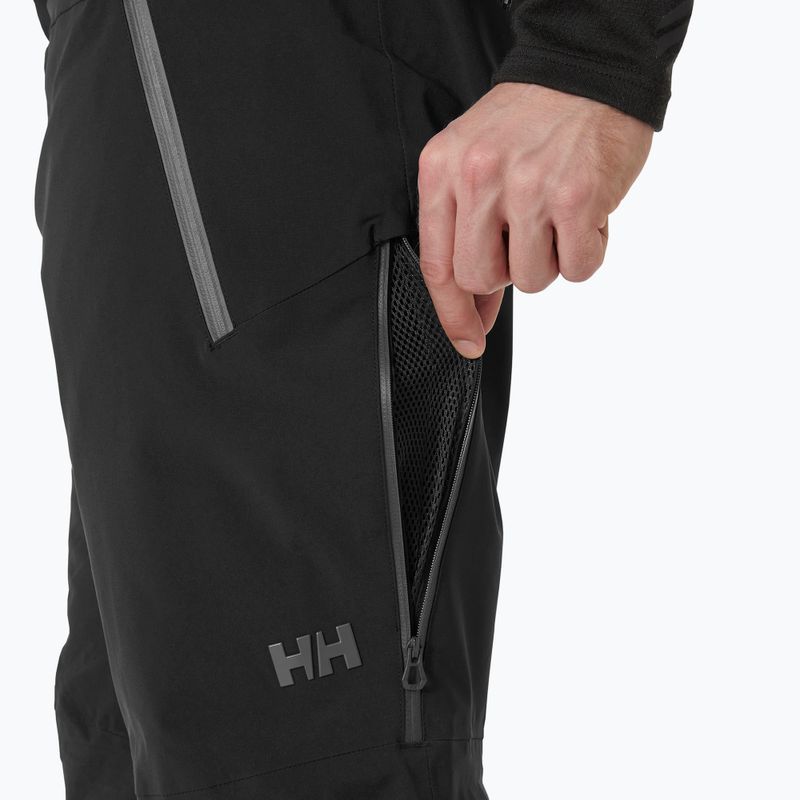 Pantaloni de schi pentru bărbați Helly Hansen Alpha Lifaloft black 4
