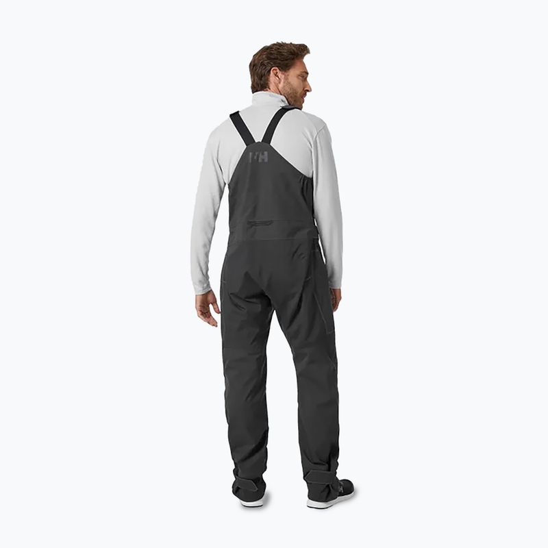 Pantaloni bărbătești de navigație Helly Hansen HP Foil Pro Bib ebony 2