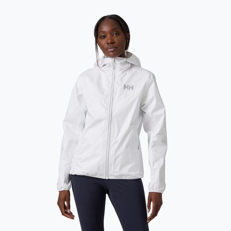 Geacă de ploaie pentru femei Helly Hansen Belfast II Packable albă 53433_001