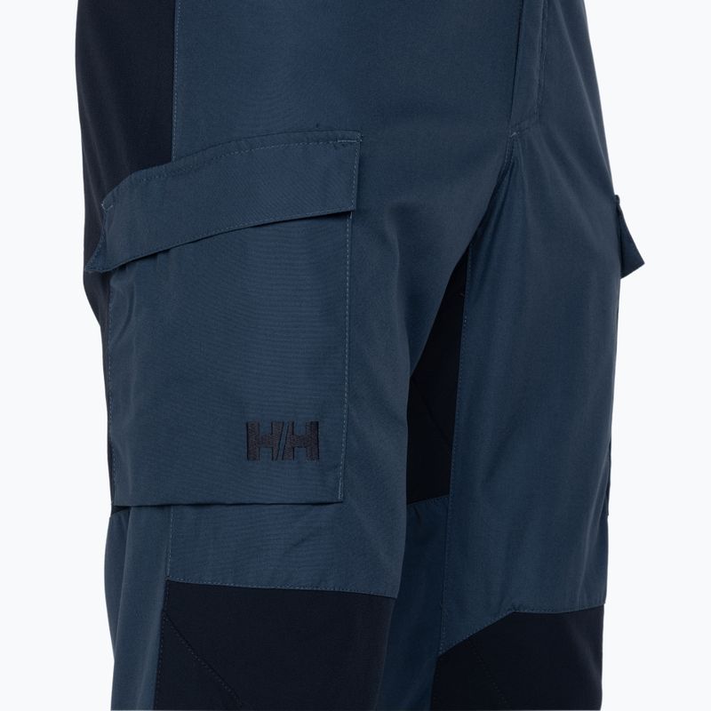 Pantaloni de trekking pentru bărbați Helly Hansen Vandre Tur 576 albastru-verde 62698 3