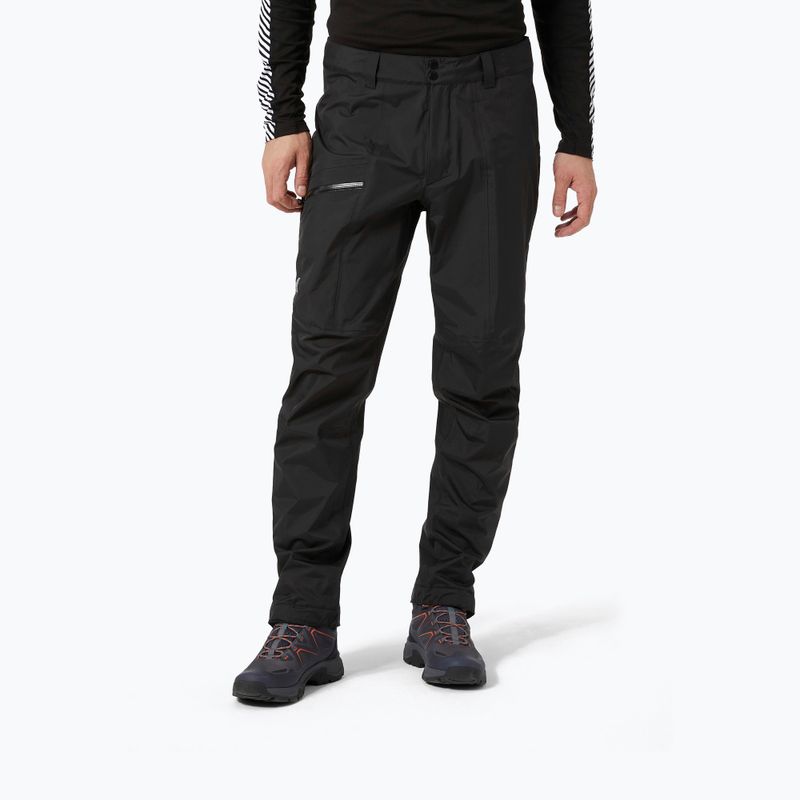 Pantaloni cu membrană pentru bărbați Helly Hansen Verglas 3L Shell 990 negru 62999