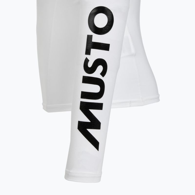 Bluză cu mânecă lungă pentru înot bărbați Musto Championship Rash Guard white 5