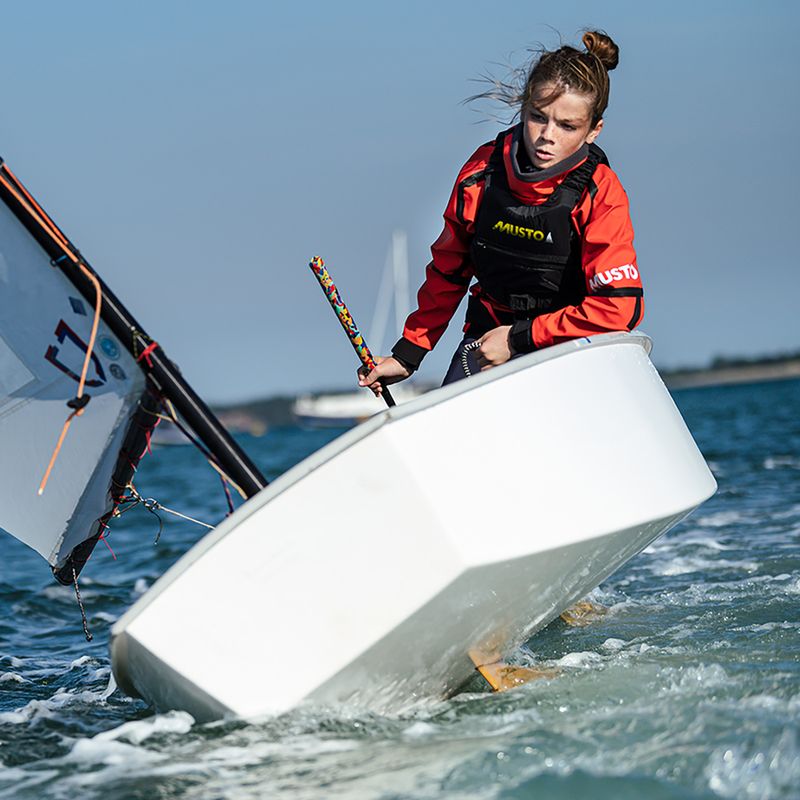 Bluză de navigație pentru copii Musto Championship Aqua Top 2.0 Jr oxy fire 4