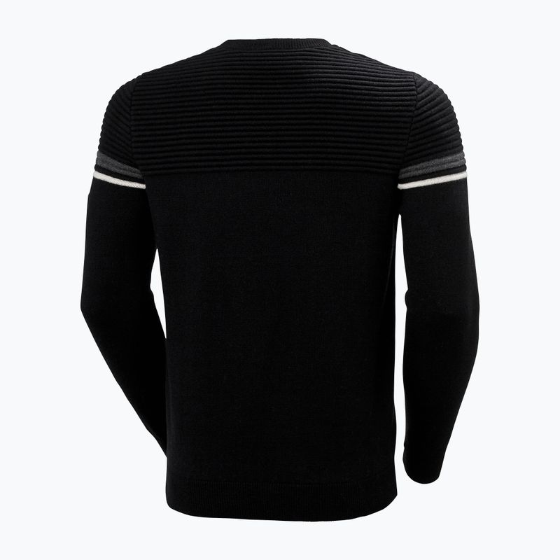 Pulover pentru bărbați Helly Hansen Carv Knitted Sweater black 2
