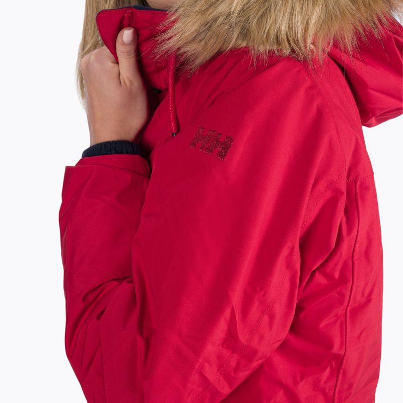 Geacă cu puf pentru femei Helly Hansen Mayen Parka roșie 53303_162 5