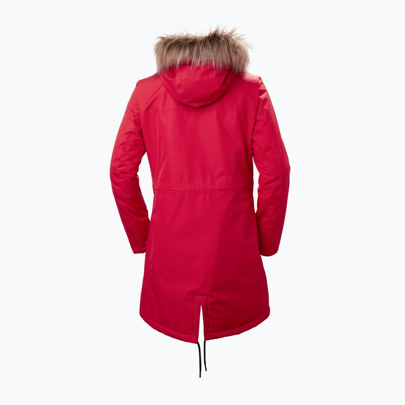Geacă cu puf pentru femei Helly Hansen Mayen Parka roșie 53303_162 10