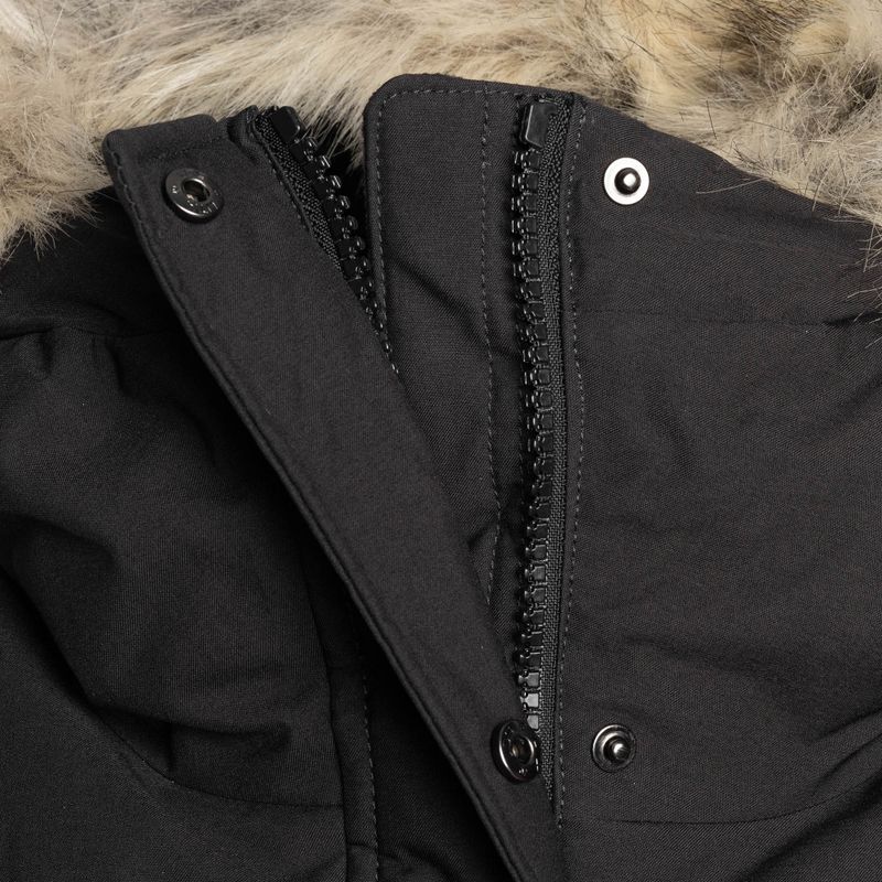 Blossom Puffy Parka negru pentru femei 5