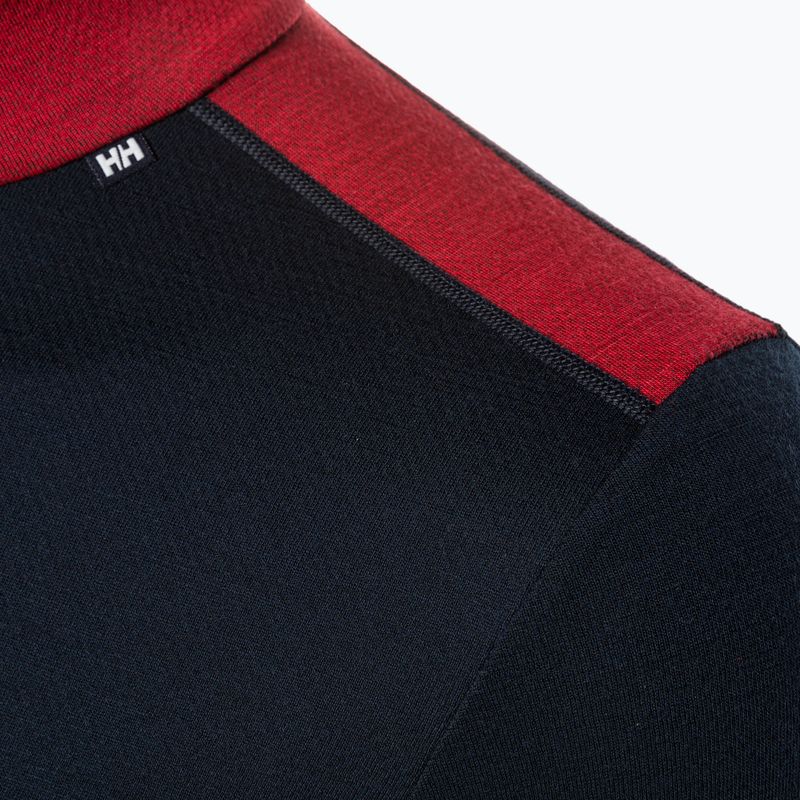 Bărbați Helly Hansen Lifa Lifa Merino Midweight 1/2 Zip pulover termic navy 3