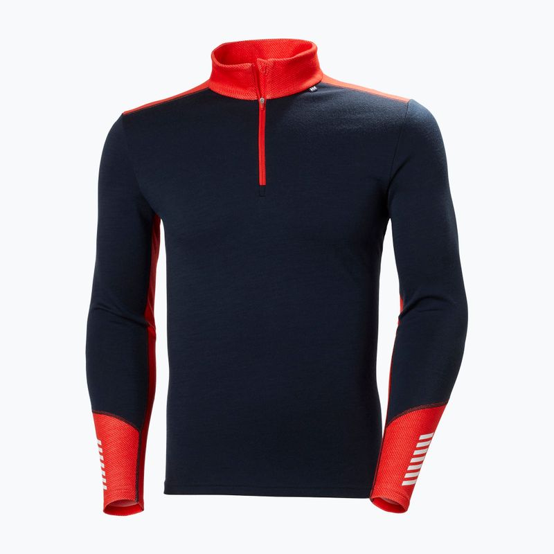 Bărbați Helly Hansen Lifa Lifa Merino Midweight 1/2 Zip pulover termic navy 5
