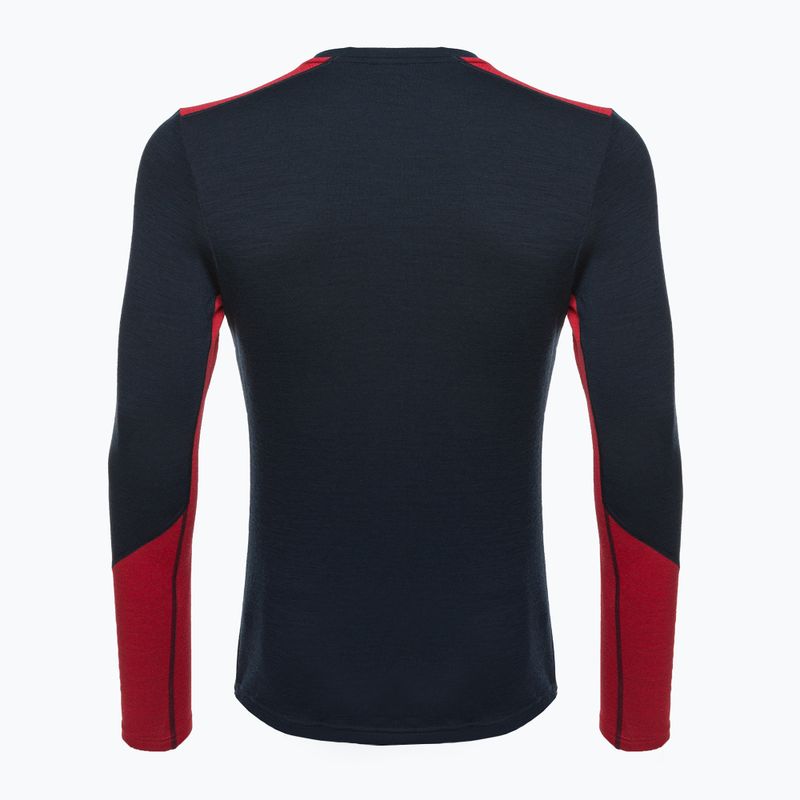 Bluză termică pentru bărbați Helly Hansen Lifa Merino Midweight Crew navy/598 2