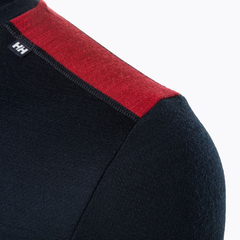 Bluză termică pentru bărbați Helly Hansen Lifa Merino Midweight Crew navy/598 3