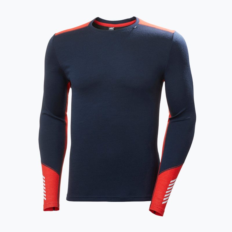 Hanorac termic pentru bărbați Helly Hansen Lifa Merino Merino Midweight Crew navy 5