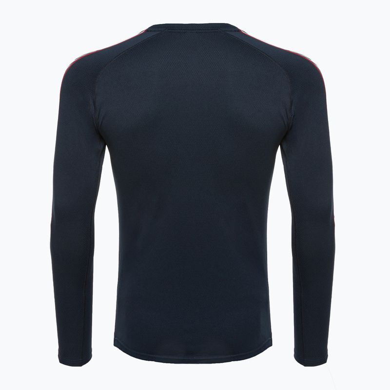 Bărbați Helly Hansen Lifa Lifa Active Stripe Crew tricou termic navy 6