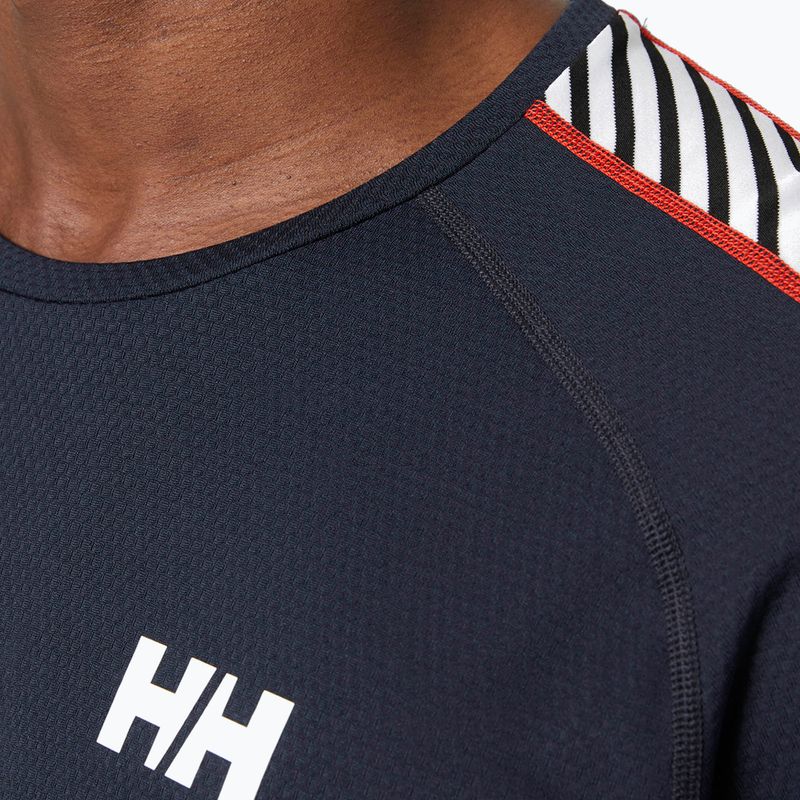 Bărbați Helly Hansen Lifa Lifa Active Stripe Crew tricou termic navy 3