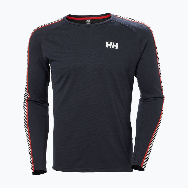 Bărbați Helly Hansen Lifa Lifa Active Stripe Crew tricou termic navy 9