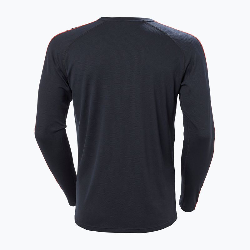 Bărbați Helly Hansen Lifa Lifa Active Stripe Crew tricou termic navy 10