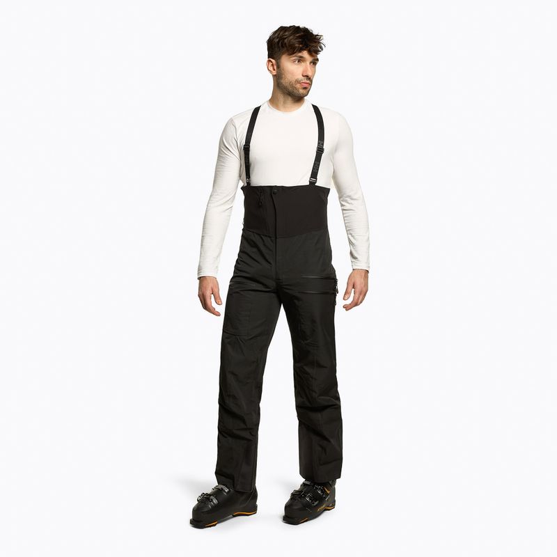 Pantaloni de schi pentru bărbați Helly Hansen Odin Mountain Infinity 3L Bib 990 negri 63062