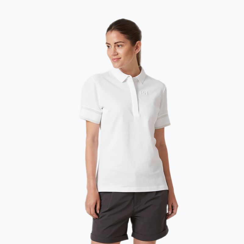 Tricou polo pentru femei Helly Hansen Thalia Pique Polo alb 30349_002