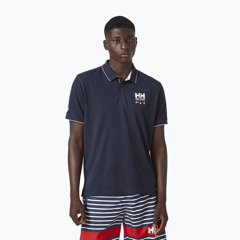 Tricou de trekking pentru bărbați Helly Hansen Skagerrak bleumarin 34248_597
