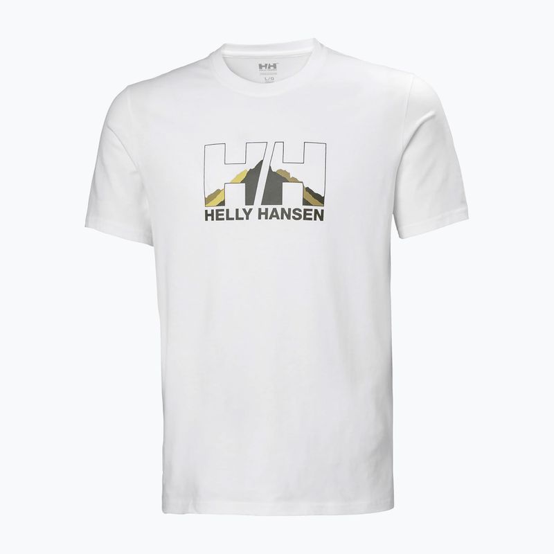 Helly Hansen Nord Graphic tricou de trekking pentru bărbați alb 62978_002 4