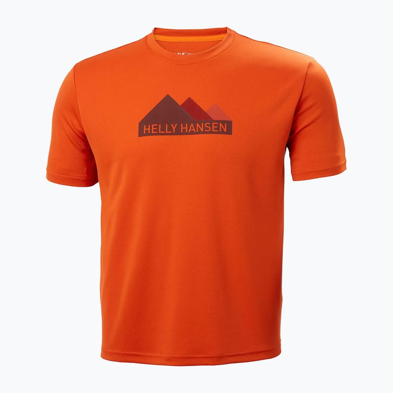 Tricou pentru bărbați Helly Hansen HH Tech Graphic patrol oran 4