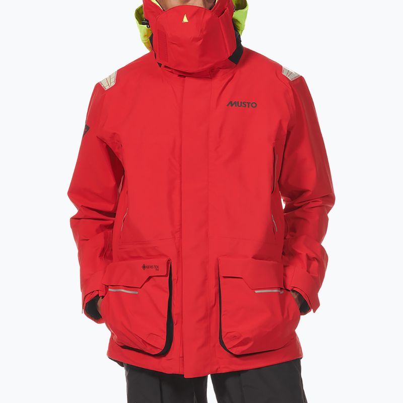 Geacă de navigație pentru bărbați Musto MPX Gore-Tex Pro Offshore 2.0 true red 3