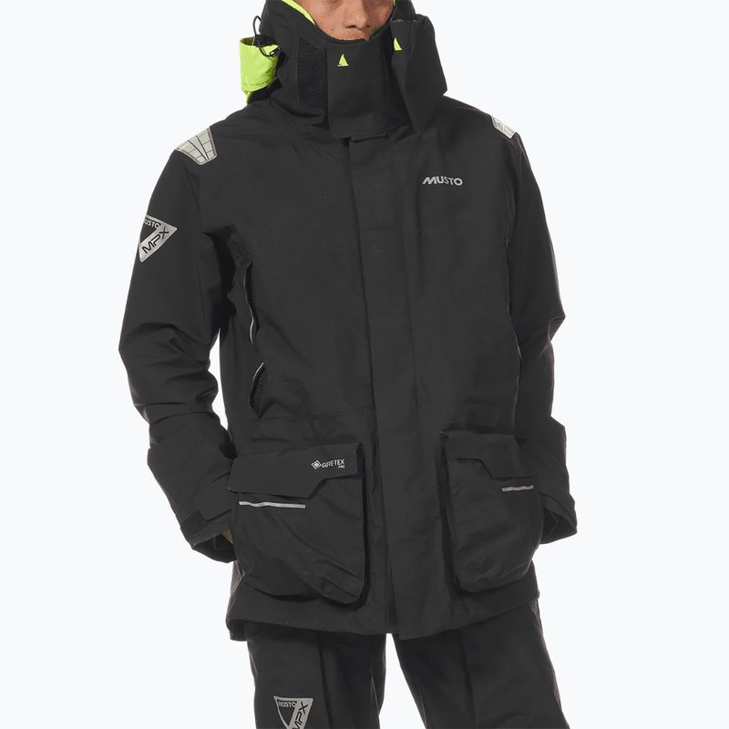 Geacă de navigație pentru bărbați Musto MPX Gore-Tex Pro Offshore 2.0 black 4