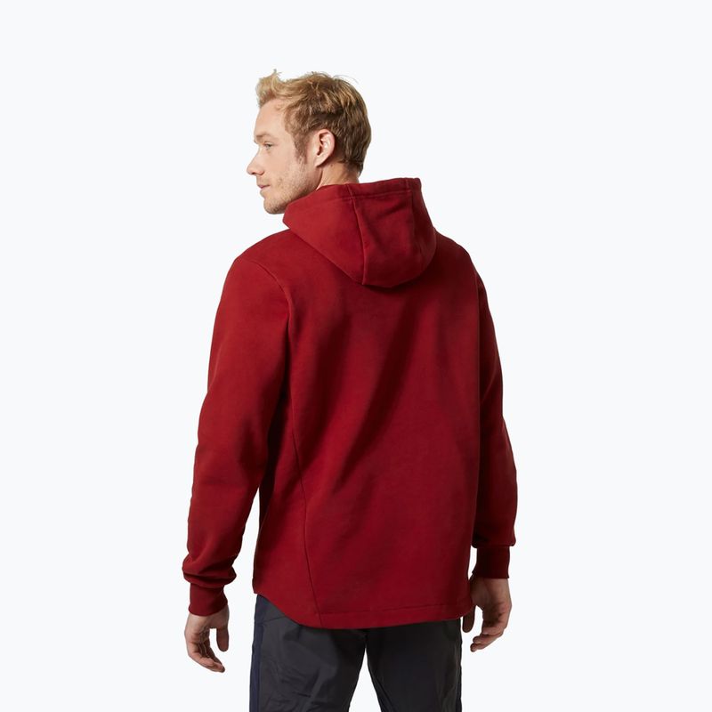 Bluză cu glugă pentru bărbați Helly Hansen Arctic Ocean Hoodie maroon 30361_215 2