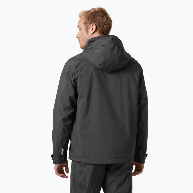 Jachetă de navigație pentru bărbați Helly Hansen Hp Racing Lifaloft Hooded ebony 2