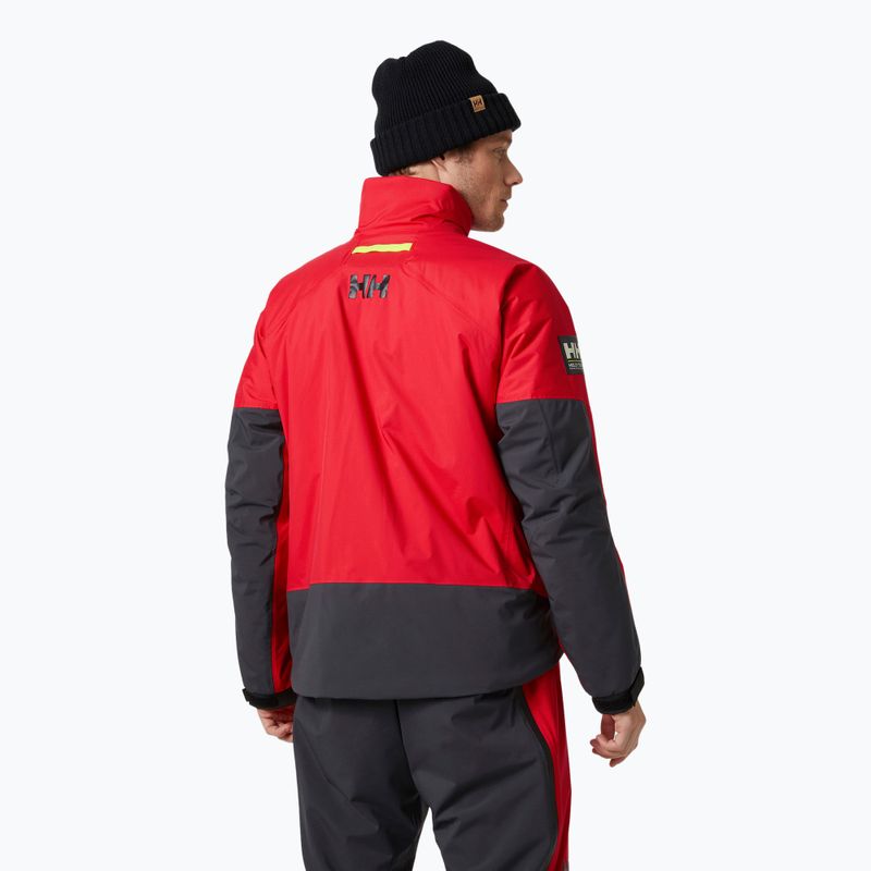 Helly Hansen Aegir H2Flow Midlayer sacou de navigatie alertă roșu 2