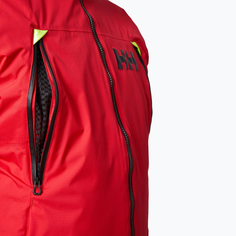 Helly Hansen Aegir H2Flow Midlayer sacou de navigatie alertă roșu 3