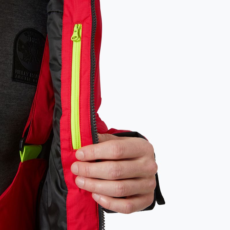 Helly Hansen Aegir H2Flow Midlayer sacou de navigatie alertă roșu 4