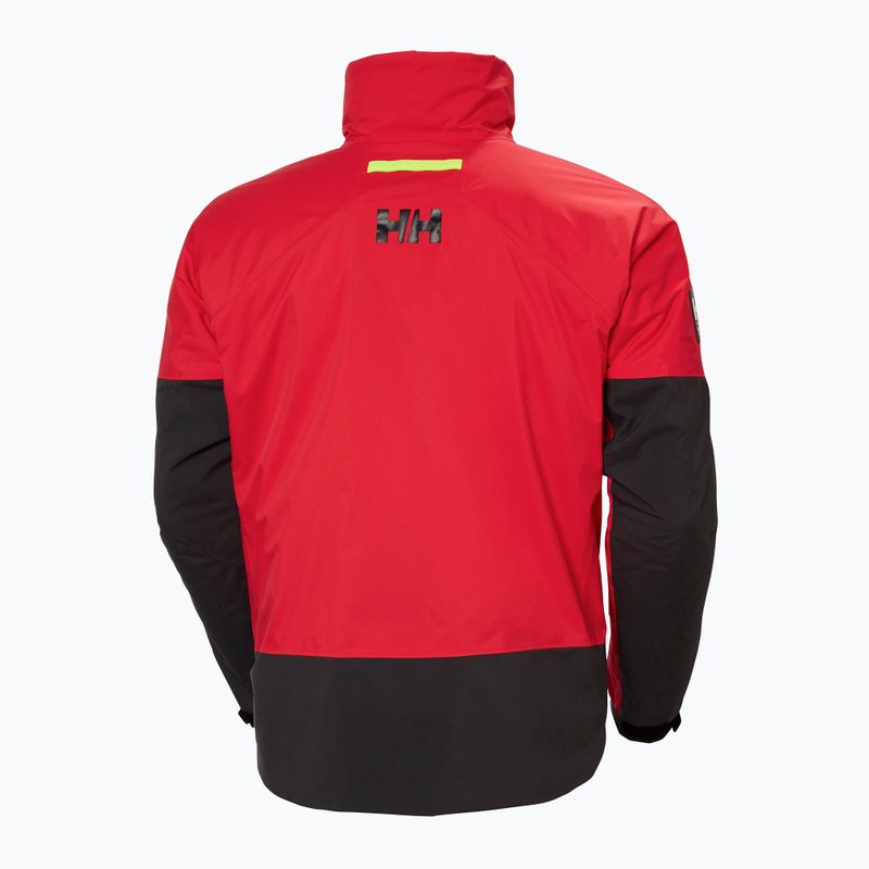 Helly Hansen Aegir H2Flow Midlayer sacou de navigatie alertă roșu 7